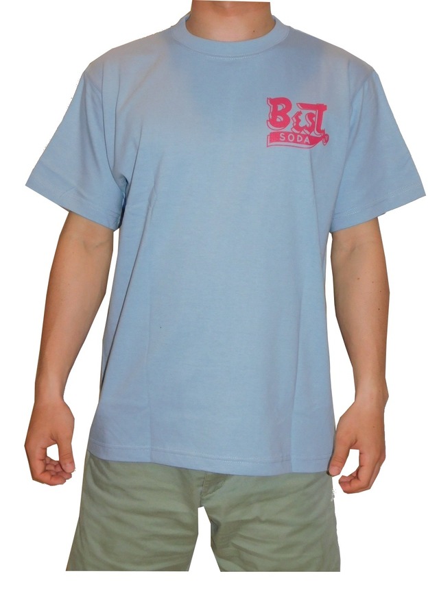 メンズ　ベストソーダ　Ｔシャツ　＜アッシドブルー＞　7-660 - メイン画像