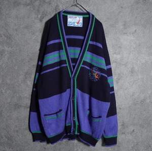 EURO yacht embroidery design cardigan