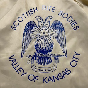 old FREEMASONRY coach jacket “SCOTTISH RITE”