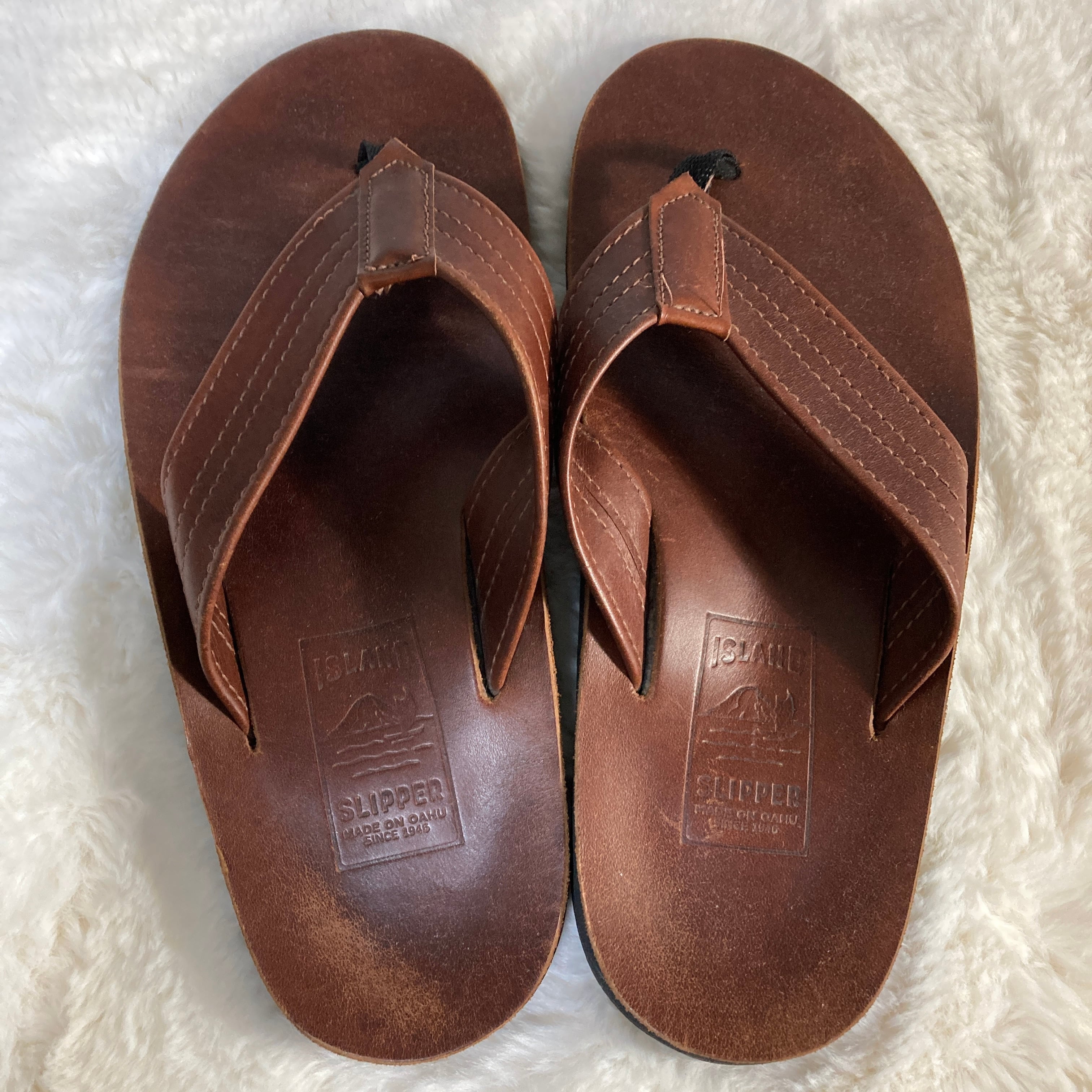 アイランドスリッパ　サイズ9 HAWAII製 ISLAND SLIPPER アイランド スリッパ ホーウィン社製 クロム