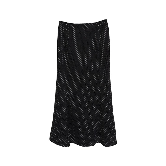 Dot Print Fabric Skirt / HY-47005