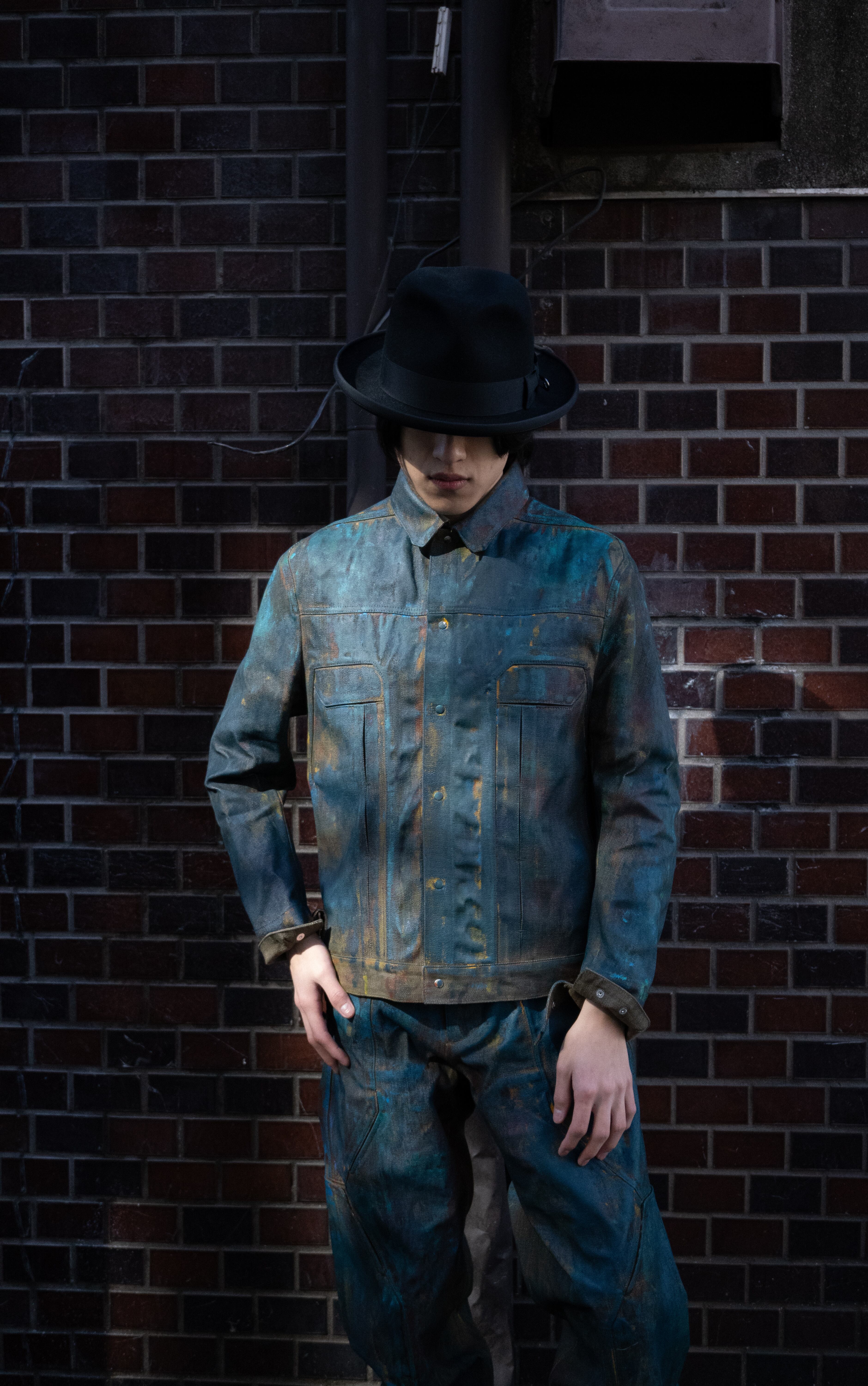 ジャケット・アウター PAMEO POSE WASHED DENIM JACKET Denim Puzzle Jacket - KSENIASCHNAIDER