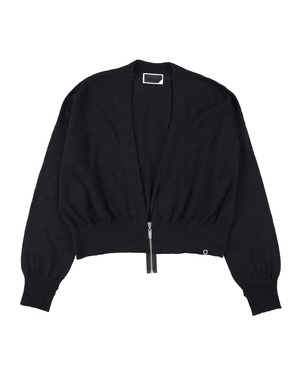 phingerin【SLAB GAUZE KNIT BOLERO -BLACK-】