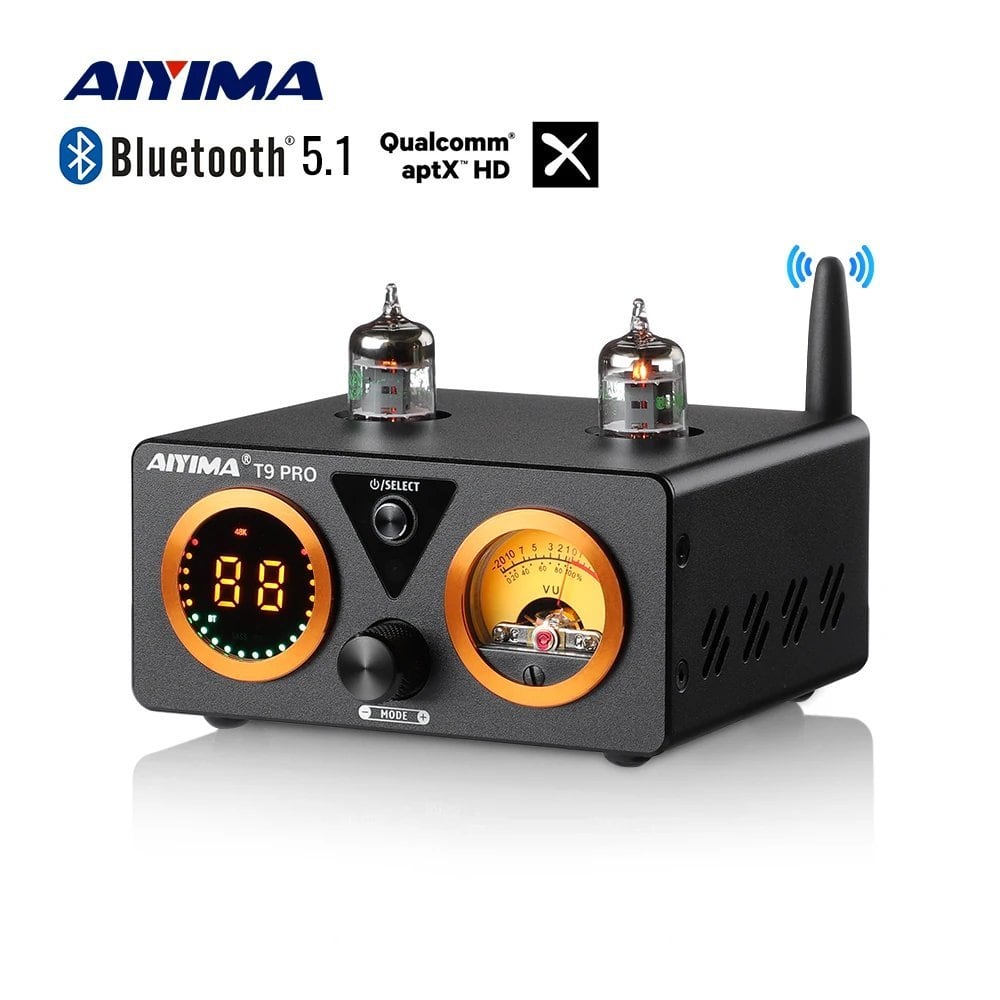 AIYIMA A9 HiFi ステレオアンプ 美品 AIYIMA T9 プロ APTX HD Bluetooth アンプオーディオ 100Wx2