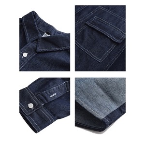 ★BLOCKING WORKWEAR LONG SLEEVE SHIRT　　　A0771