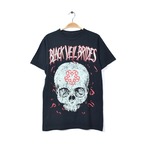 ブラックベイルブライズ グラムメタル ハードロック Tシャツ バンドTシャツ 黒 ブラック BLACK VEIL BRIDES メンズS相当 古着 @AB0001