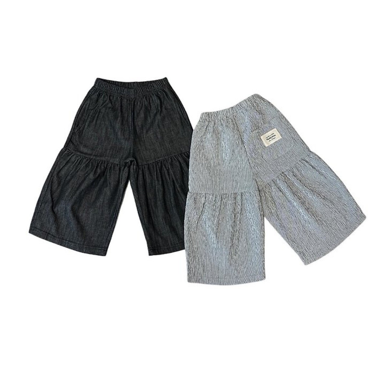 [Mollybin] Wide Shirred Pants (Mom) / [몰리빈] 와이드셔링팬츠 (Mom)