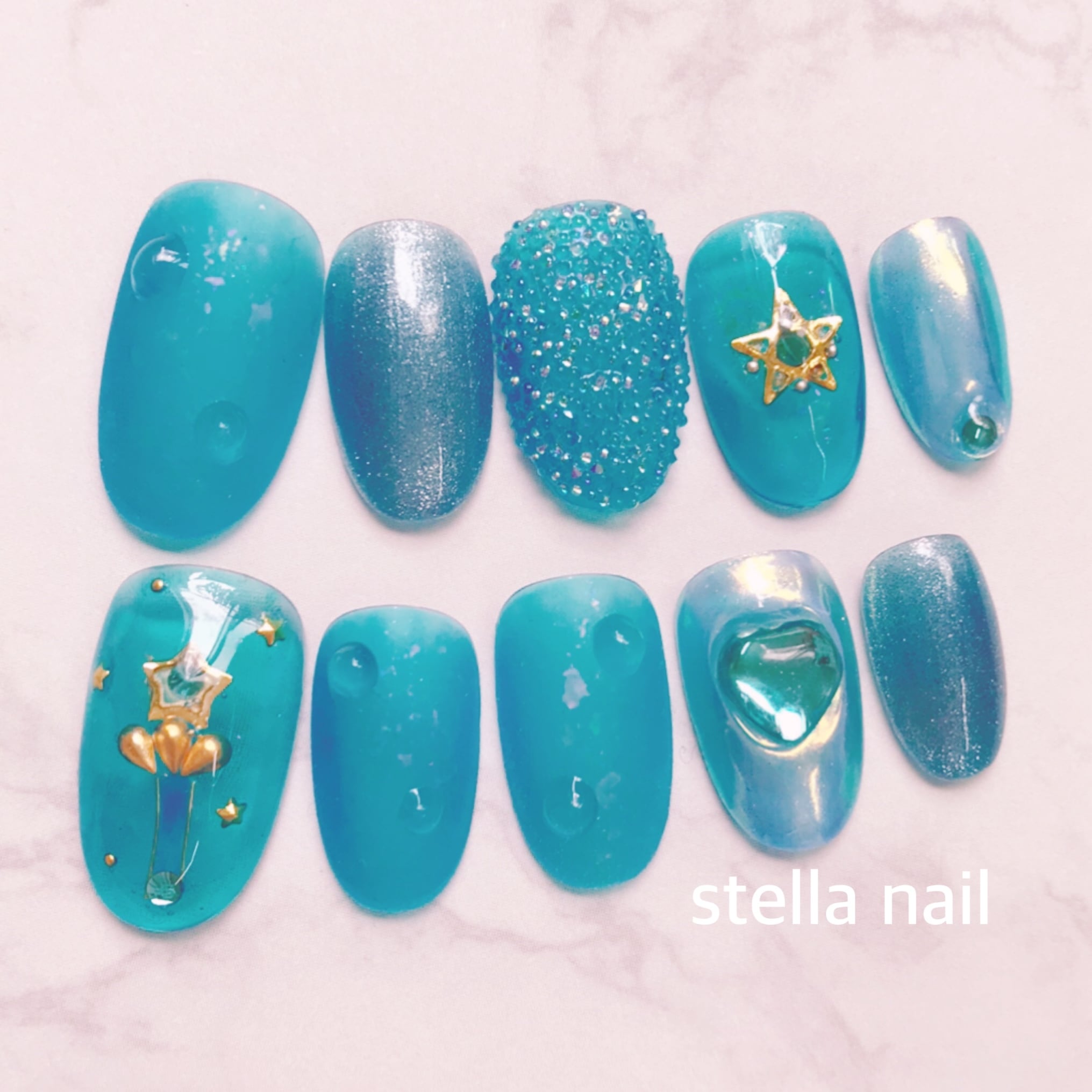 ネイルチップ セーラーマーキュリー | ネイルチップ stella nail