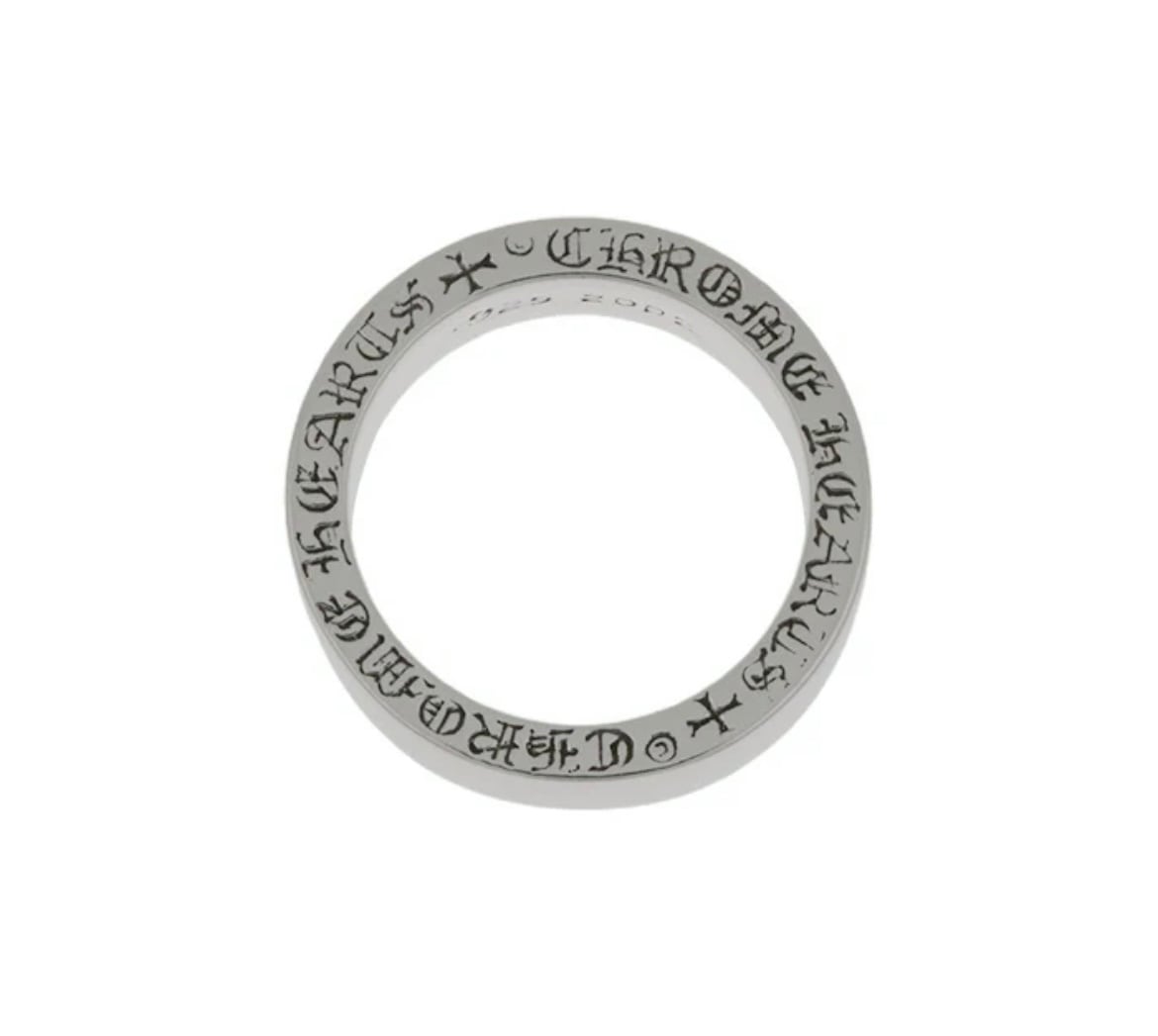 CHROME HEARTS クロムハーツ 6mmスペーサー プレーン リング 指輪