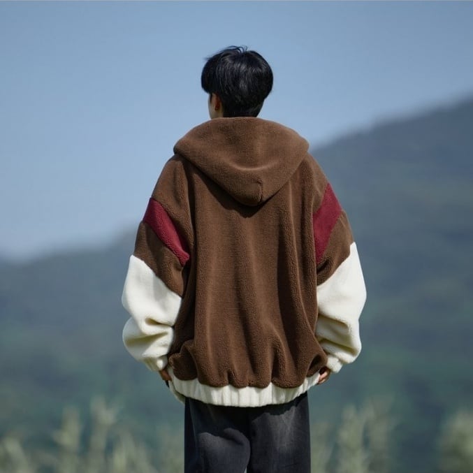 話題沸騰中 もこもこボア 3色展開 ジップアップパーカー<S-12582> | MOYAMI