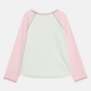 bicolor raglan top　J00488