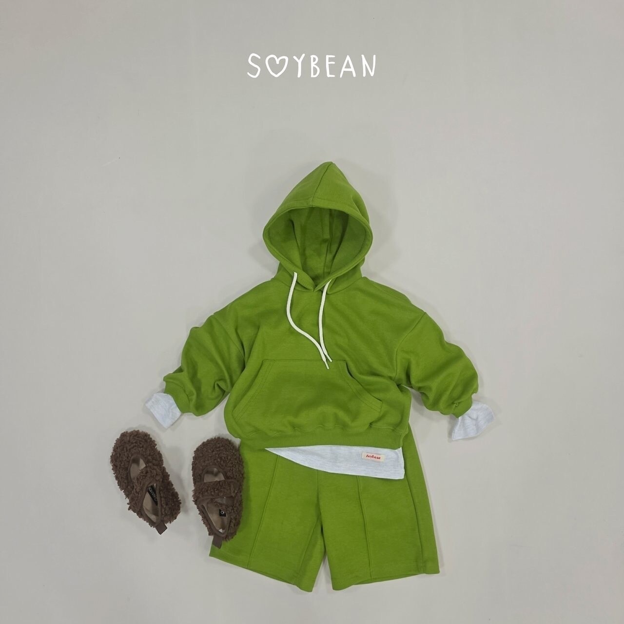 韓国子供服 / 26Autumn / soybean / レイヤード Tシャツ / キッズ服 / ジュニア服 / 秋服 *XS~JL*