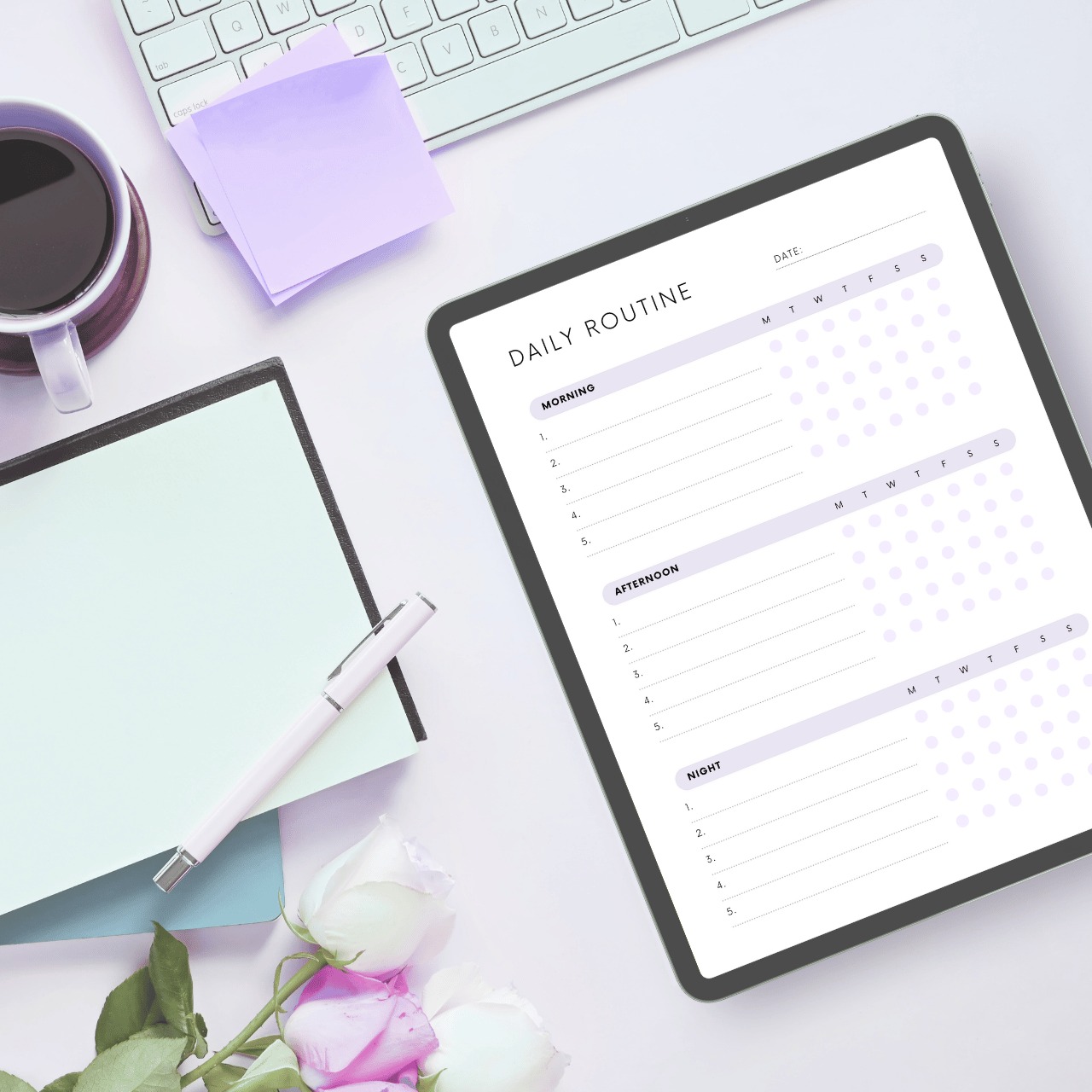 デイリールーティン┊︎6色&4種類セット┊︎ハビットトラッカー┊︎習慣化