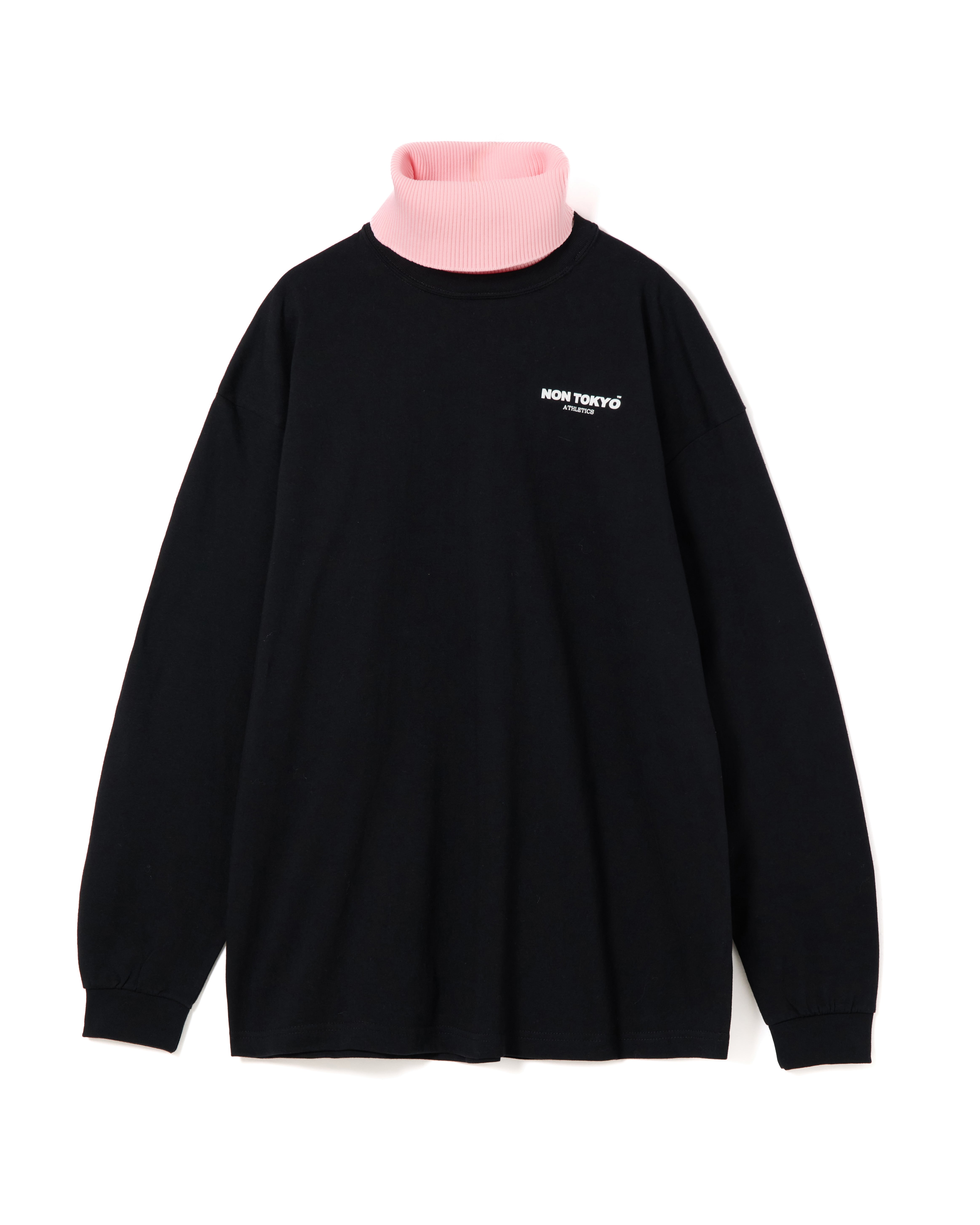 【NON TOKYO ノントーキョー】 / HIGH-NECK L/S T-SHIRT ハイネック長袖Tシャツ / BLACK