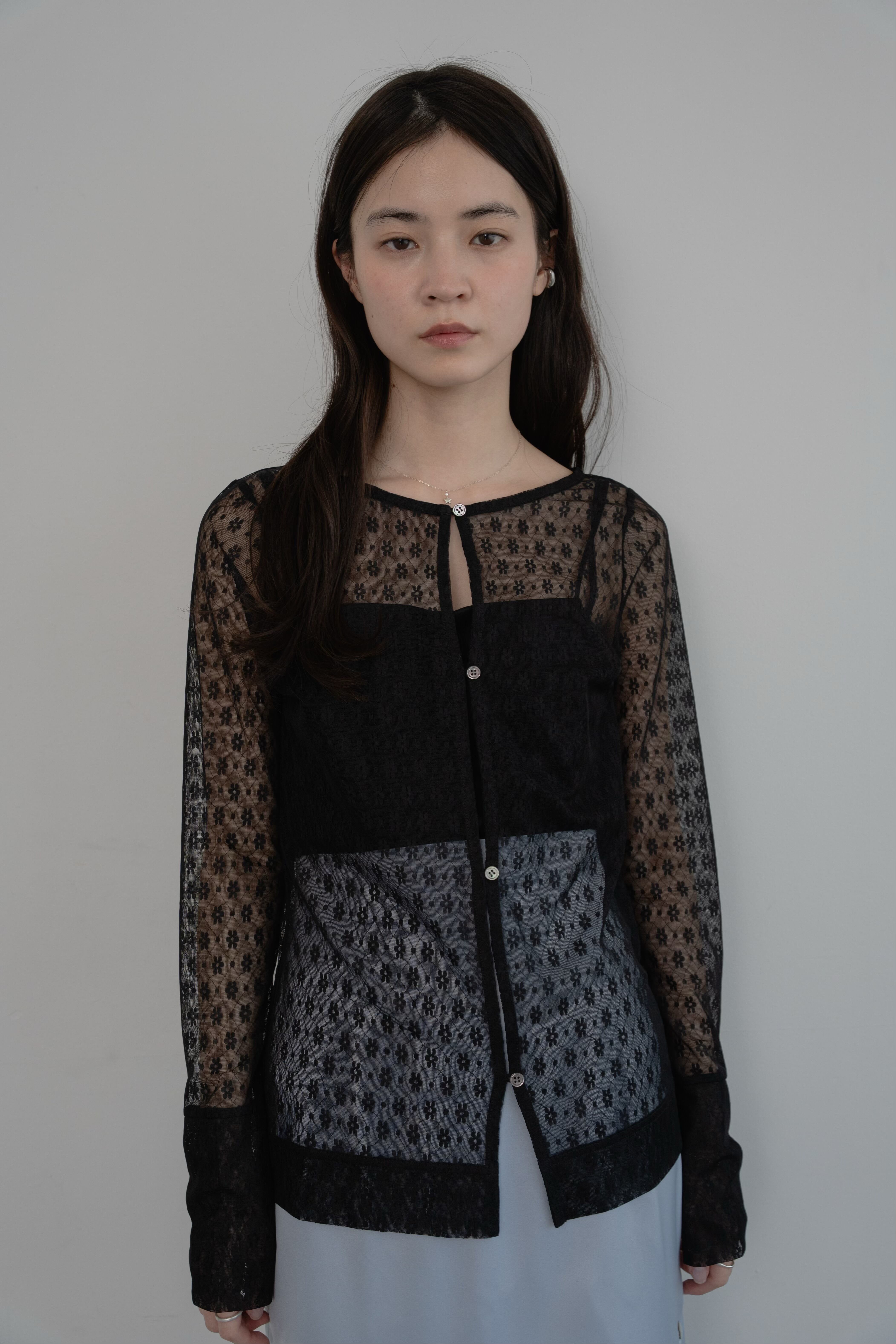 philme シアーレースシャツ sheer lace shirt | philme