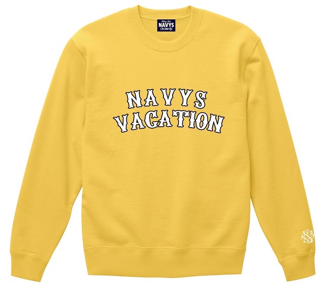 NAVY VACATION COLLEGE SWEAT