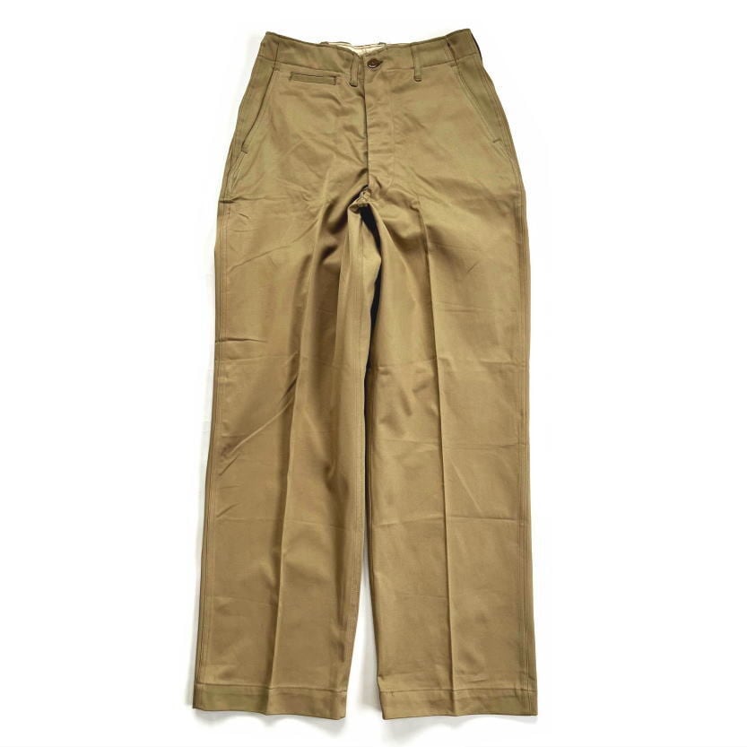 米軍 M-1945 チノパン US Army M45 TROUSERS MEN'S COTTON KHAKI ...