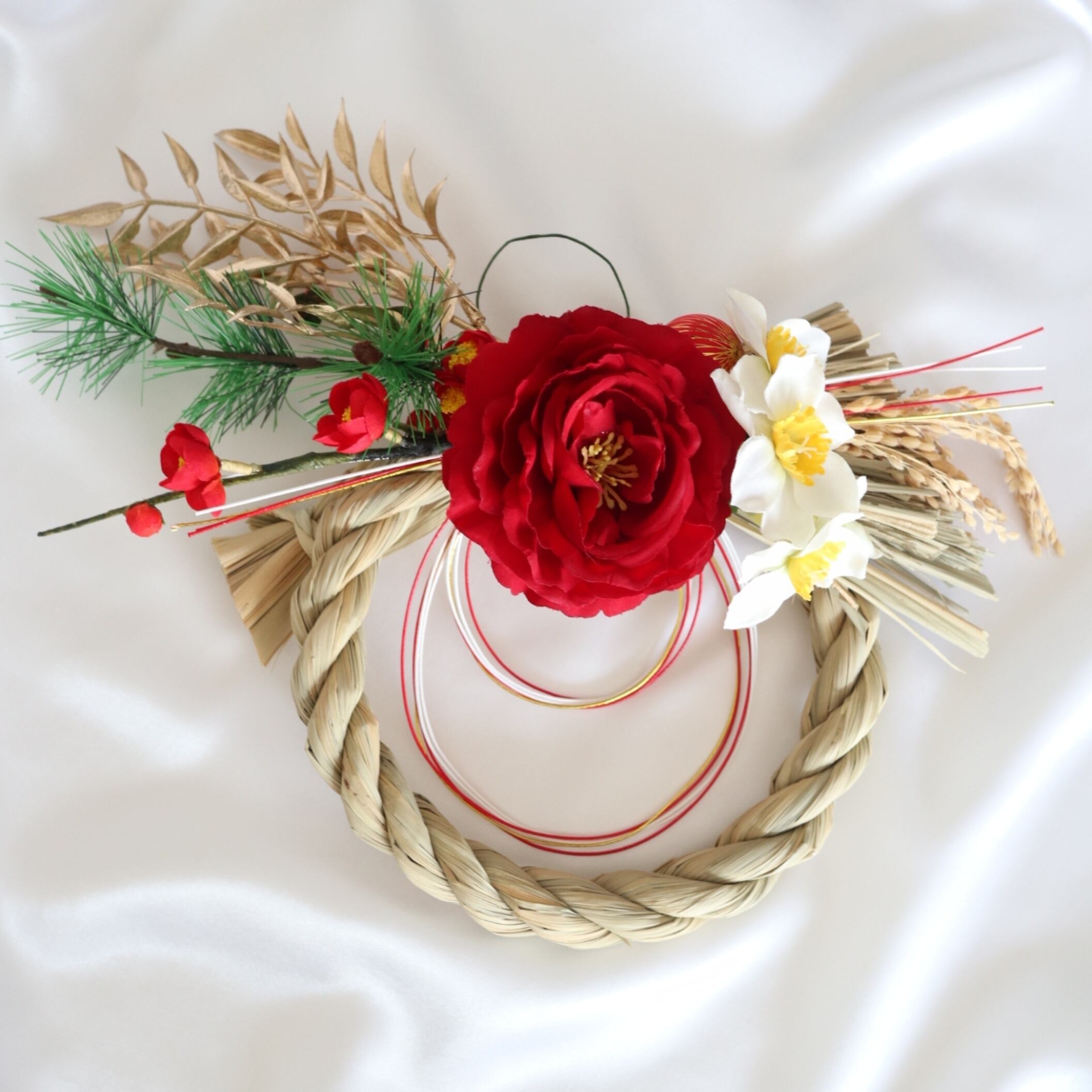 マイフラ】 通販/MAGIQ 江戸椿 レッド アーティフィシャル