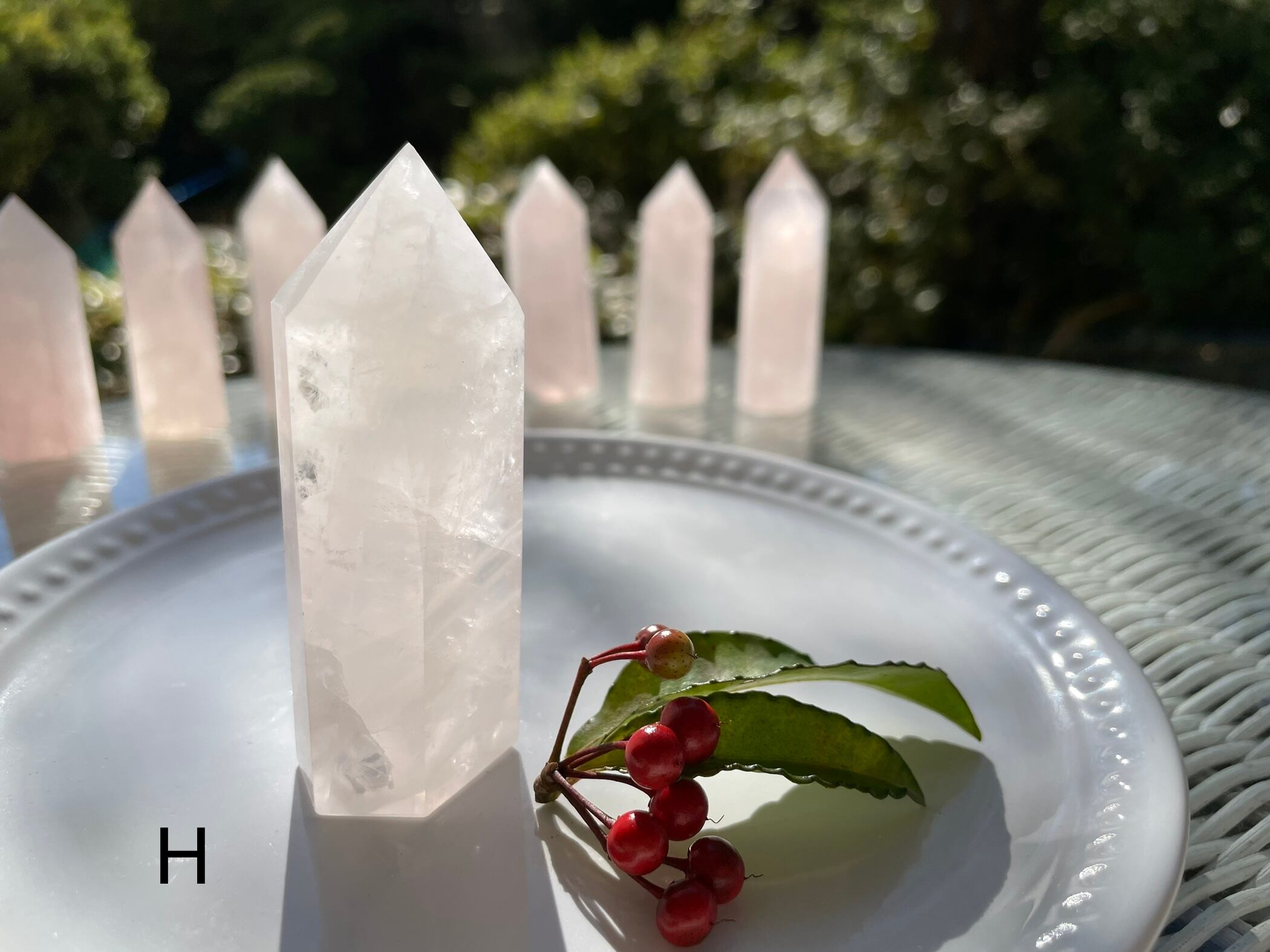 Rose quartz pencil / ローズクォーツペンシル