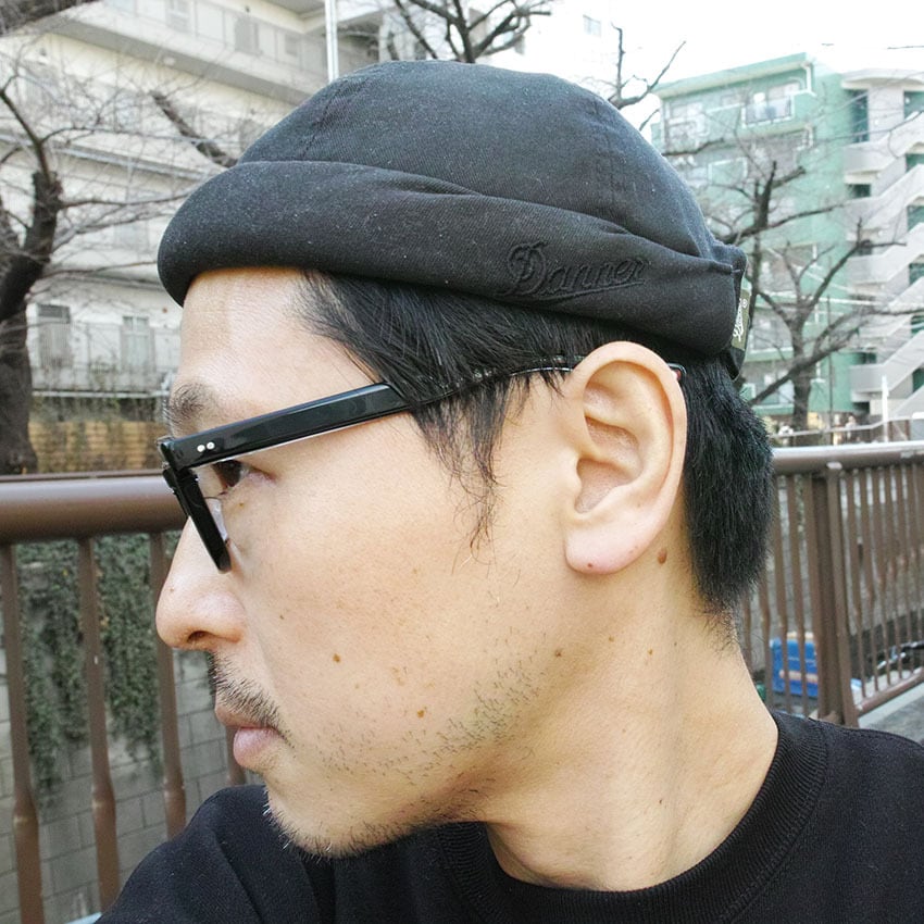 EYEVAN / WEBB / PBKS ピアノブラック/シルバー メガネ ボストン