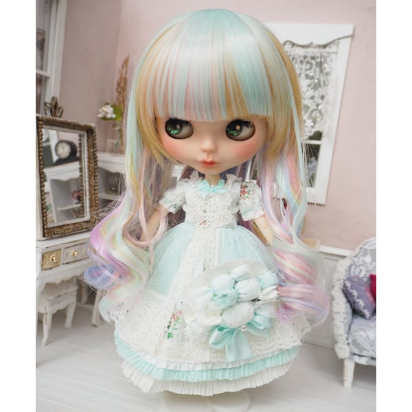 ドールウィッグ くせ毛風ガーリーカール ウォールナッツ 10インチ ネオ