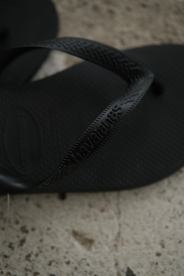 Utah/"havaians" TOP beach sandal/black