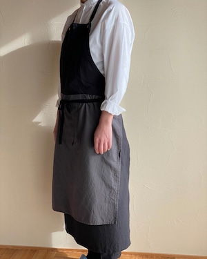 POLITE work apron 01 BK / ポライト ワークエプロン 01（ブラック）