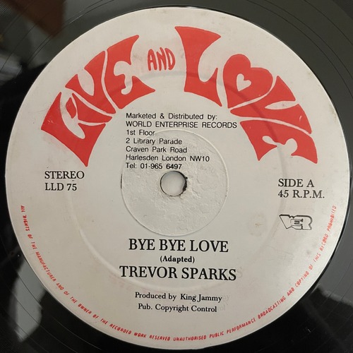 Trevor Sparks - Bye Bye Love【12-50026】