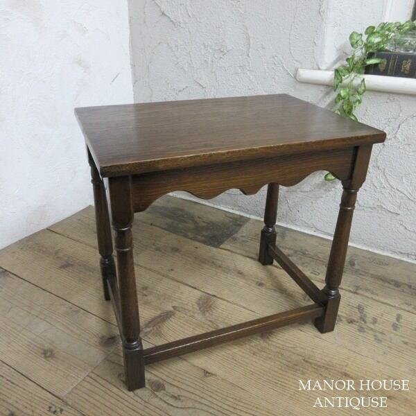 イギリス アンティーク 家具 ネストテーブル サイドテーブル 3台組 6164d