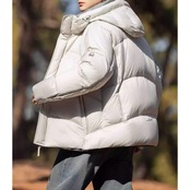 フルジップ ヒップ丈 ダウンジャケット af0446