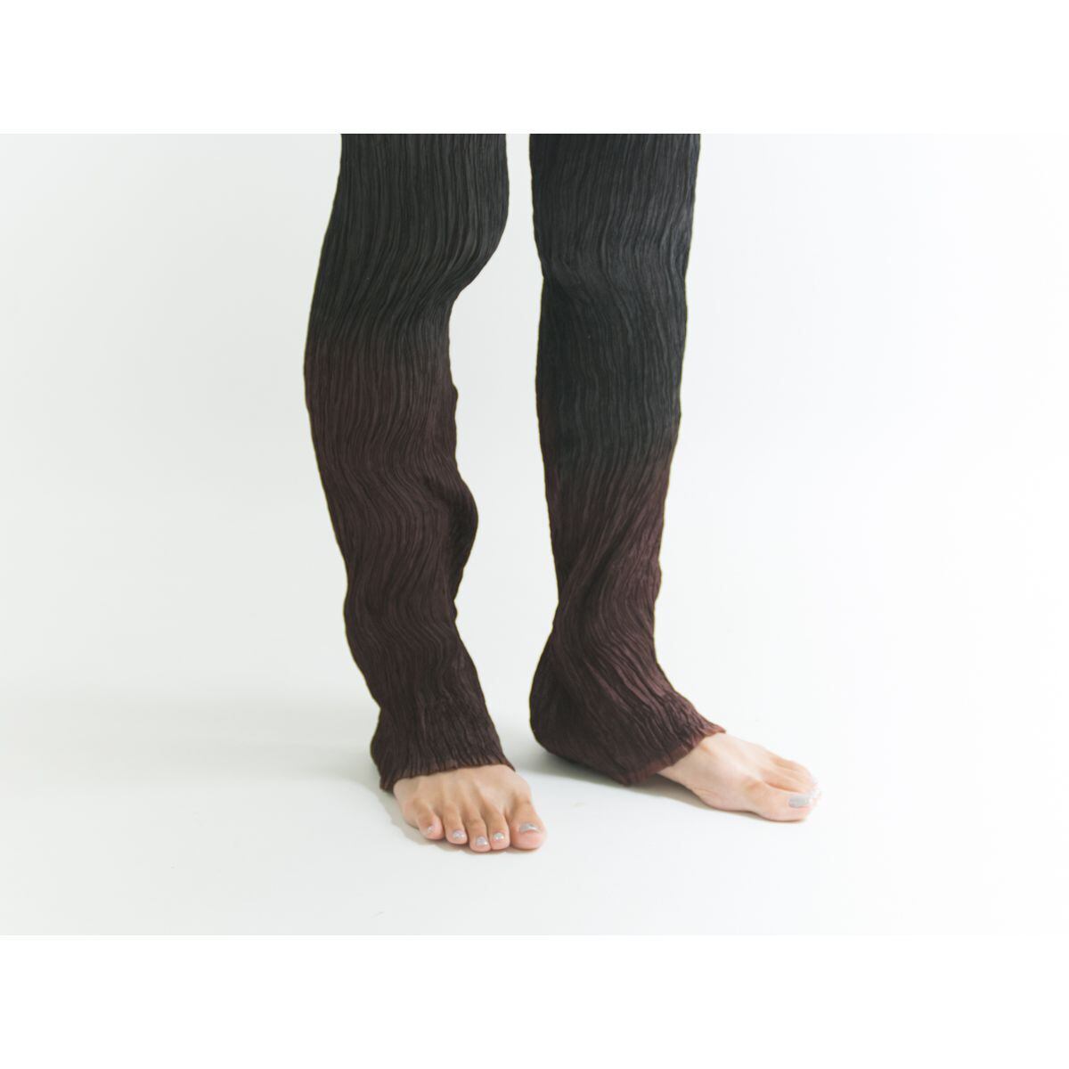 【KRIZIA】Made in Italy pleats pants（イタリア製プリーツパンツ クリツィア リブ レギンス）8d