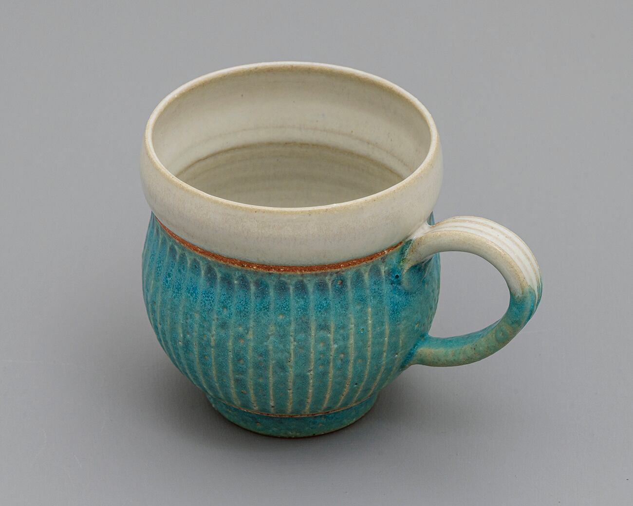 マグカップ／シノギ／トルコ青UTSUWA