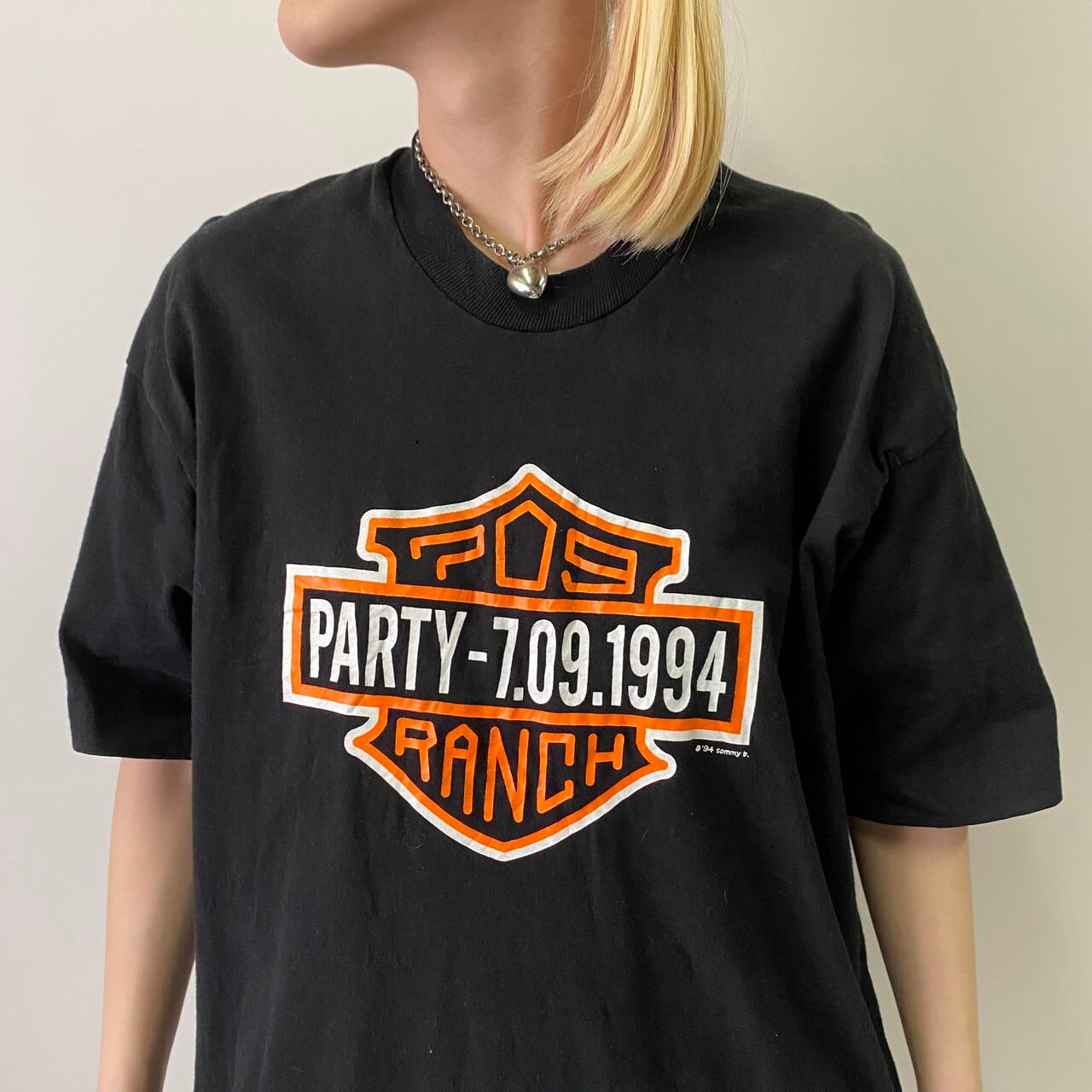 NC048 人気 90s 90年代 Hurley DAVIDSON ティシャツ