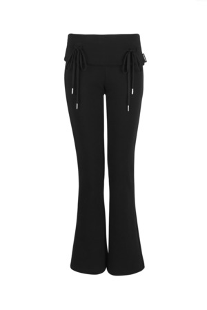 [ODDONEOUTXthesallyslaw] LOW RISE BOOTS CUT PANTS BLACK 正規品 韓国ブランド 韓国ファッション 韓国代行 韓国通販 oddoneout オッドワンアウト 日本 店舗