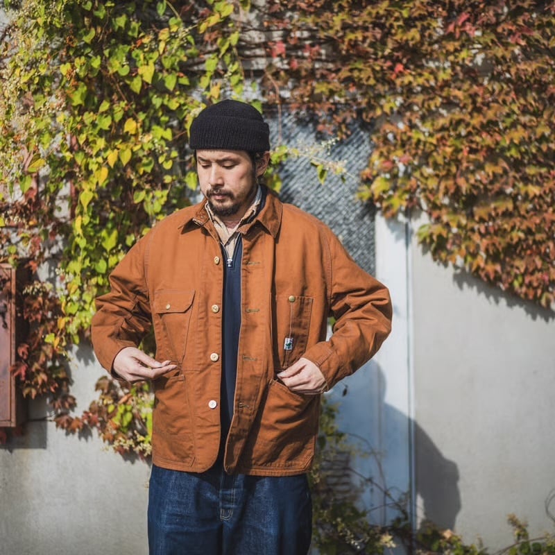 TCB(ティシービー) Cat Head Jacket Brown Canvas | jeanskokubo