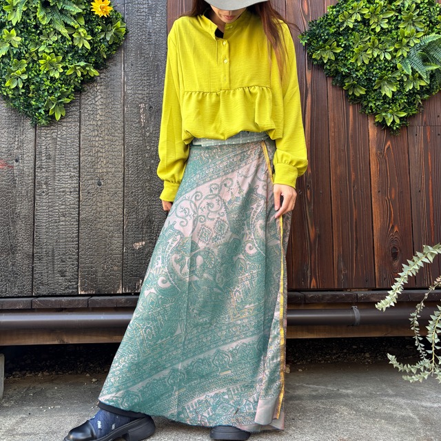 シルク巻きスカート3230