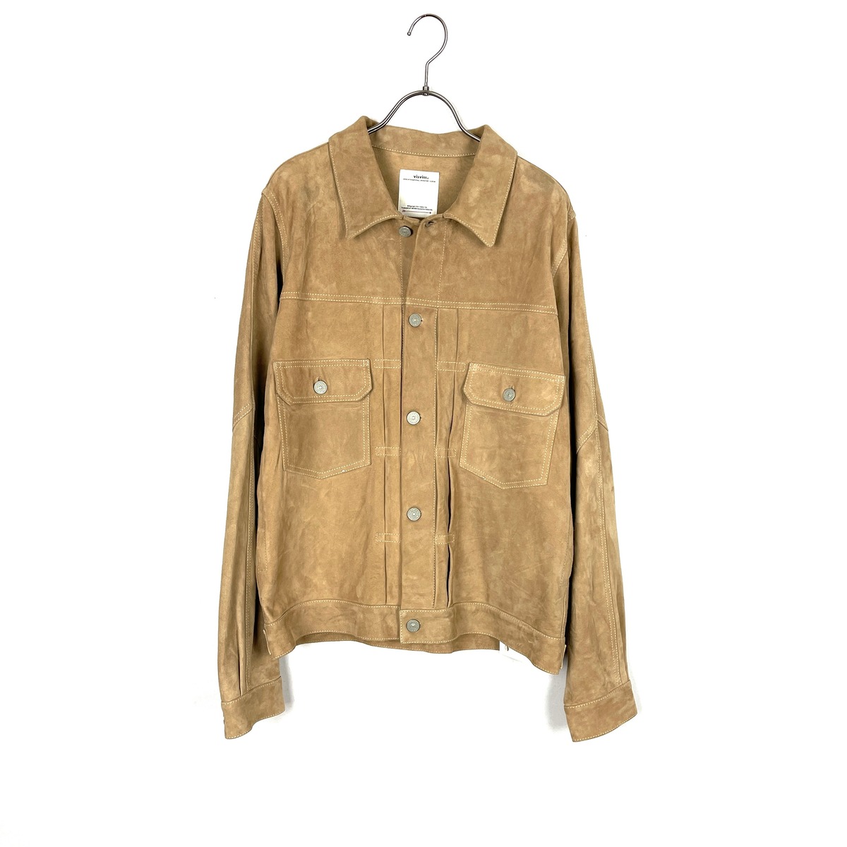 VISVIM(ビズビム) 101 JKT IT COW SUEDE 18AW (beige) | command+enter 