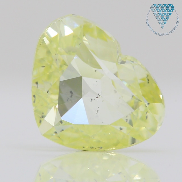 1 ct FANCY GREENISH YELLOW SI2 HEART GIA 天然  ダイヤモンド ルース