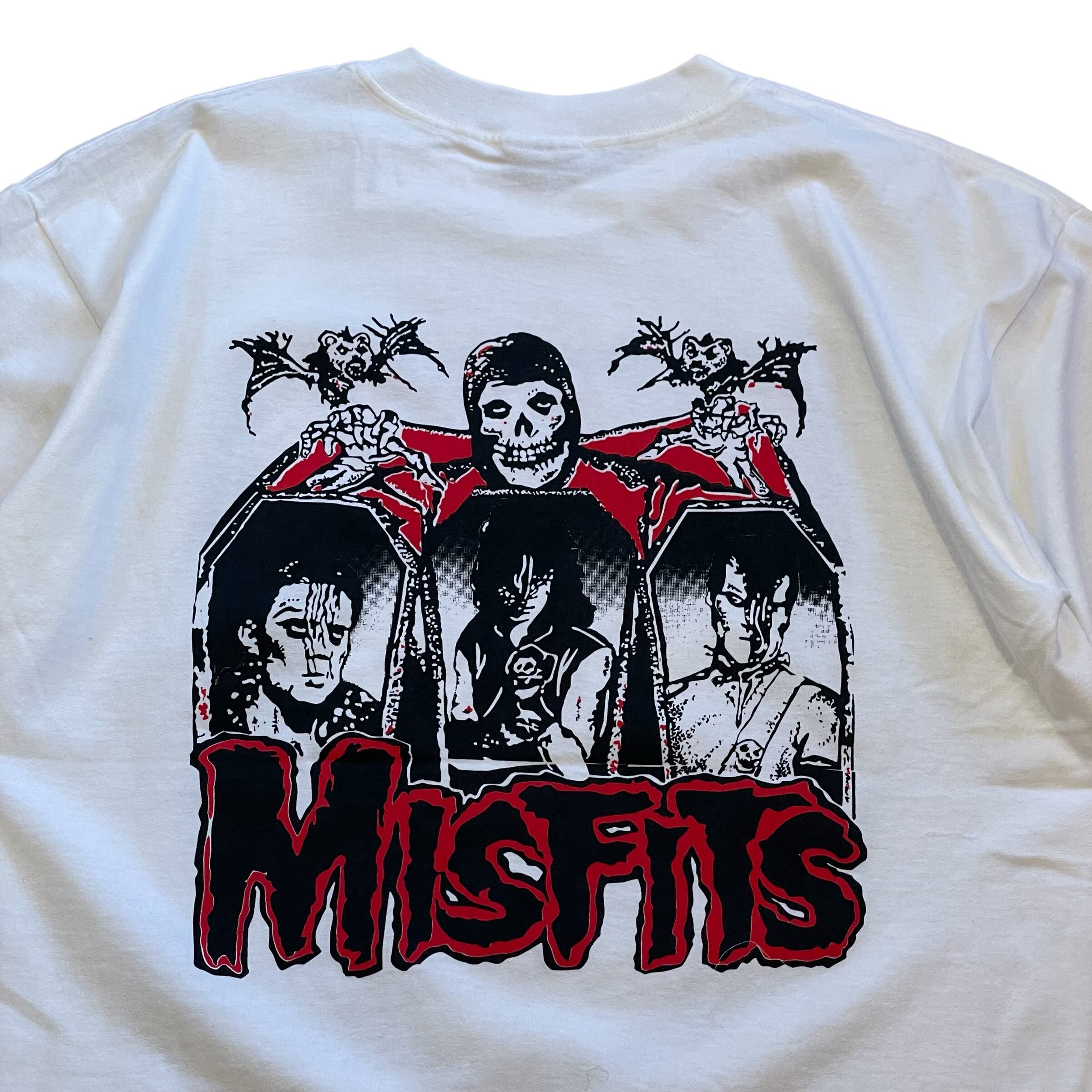 超激レア】90年代 USA製MISFITS ミスフィッツ Tシャツ XL 超激レア】90年代 USA製MISFITS ミスフィッツ Tシャツ XL