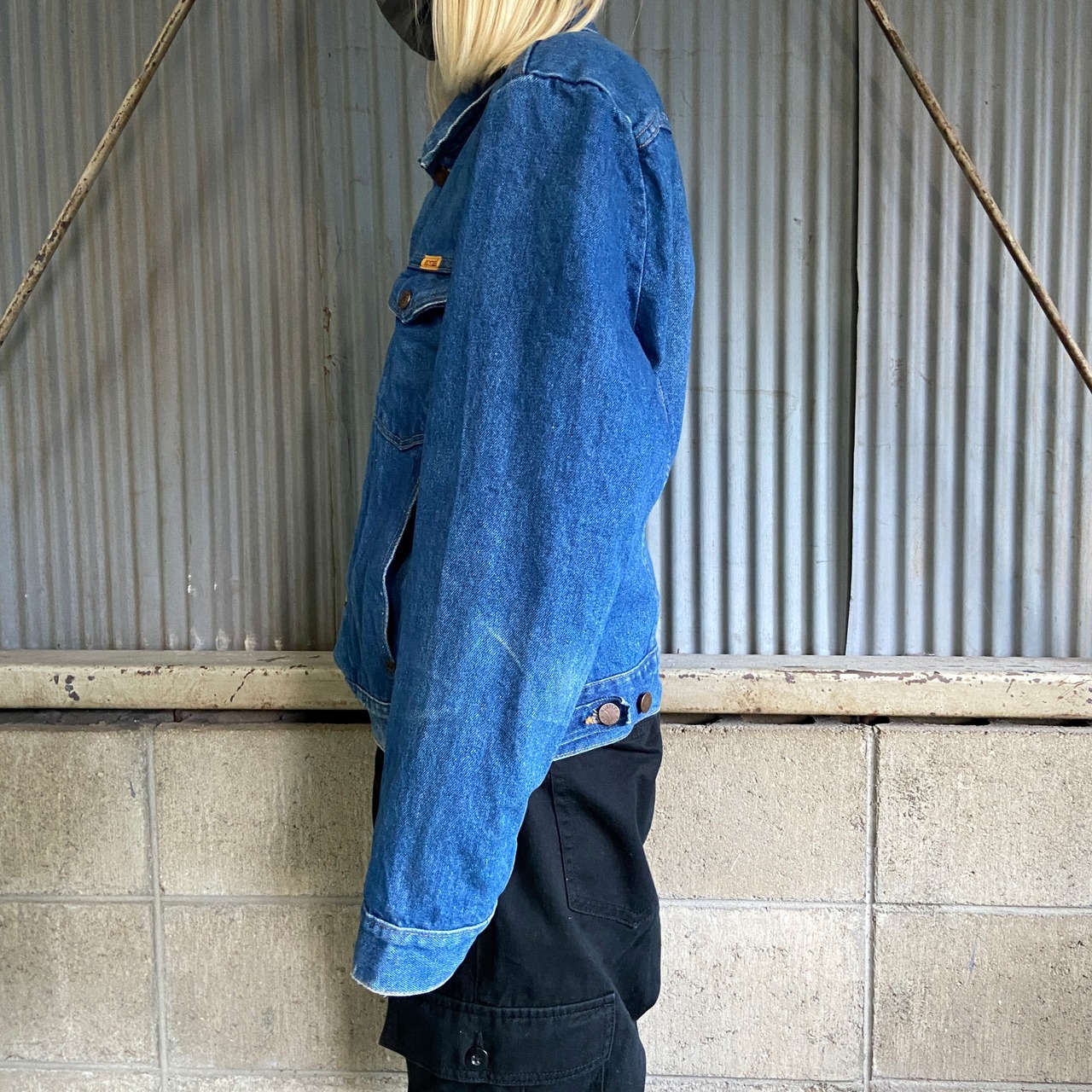 70〜80年代 RUSTLER ラスラー デニムジャケット メンズM 古着 70s 80s 