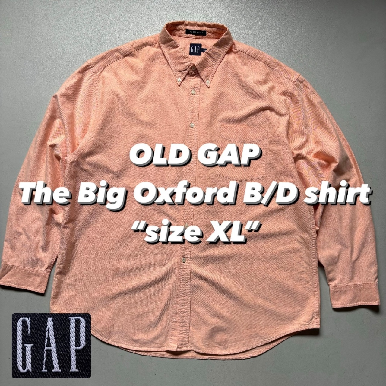 90s OLD GAP オールドギャップ ボタンダウン チェック柄 長袖シャツ 