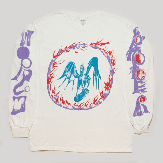 【T-Shirts】"Pegasus" Long Sleeve T-Shirts [White] Design by SAM RYSER