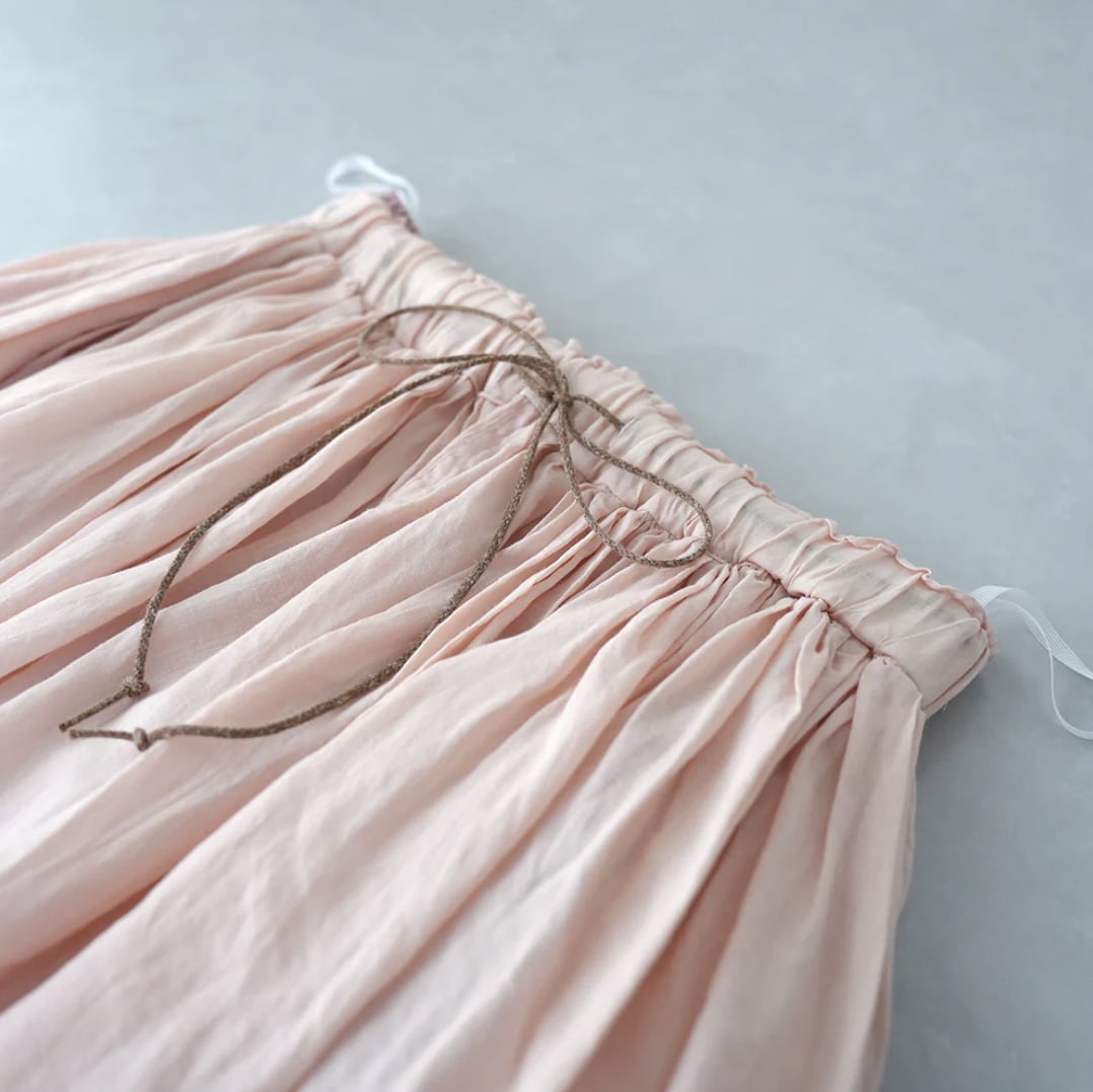 MANON] MNN-SK-077 OVERDYE RAMIE GATHER SK（マノン） | Cheers
