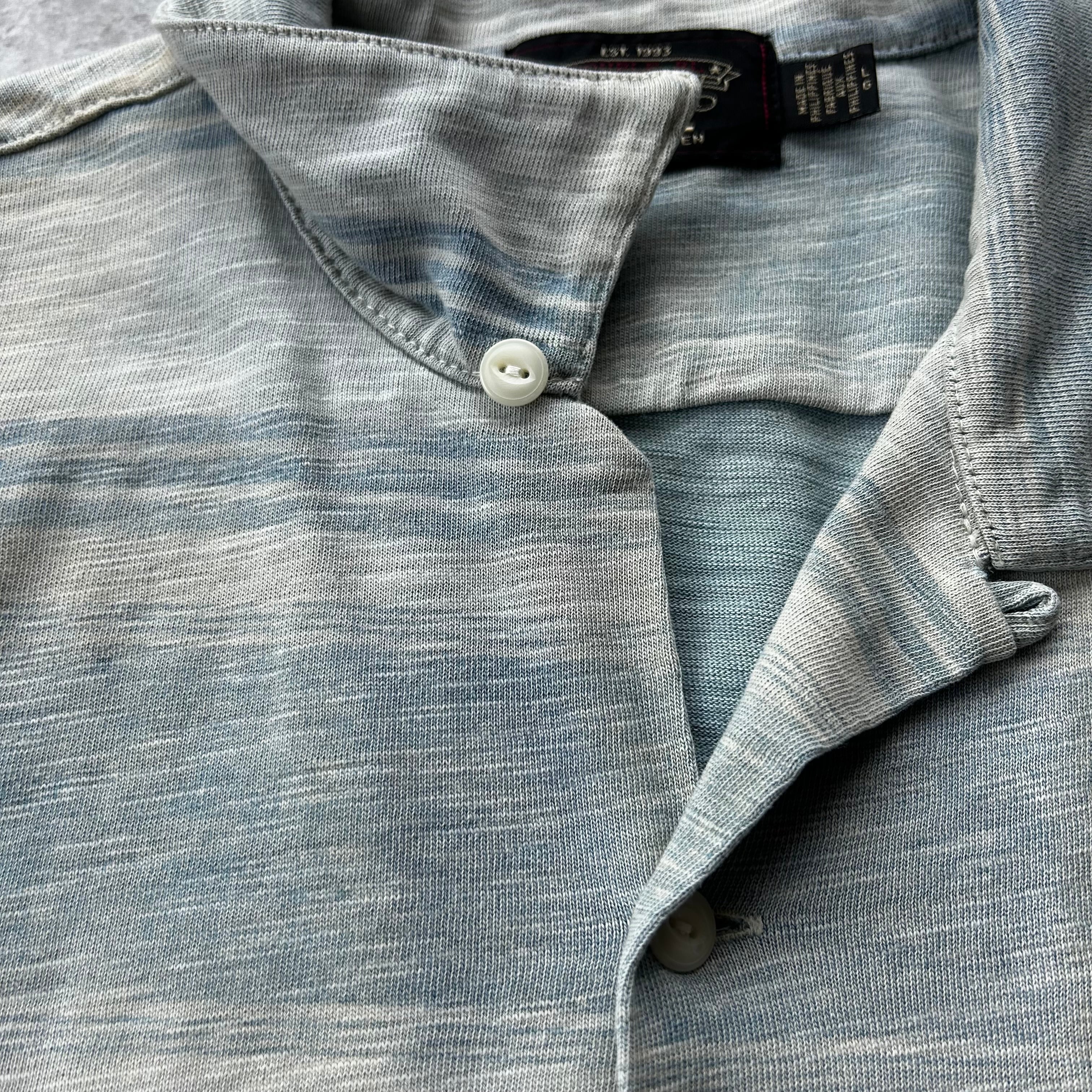 23s RRL ダブルアールエル インディゴストライプドジャージーキャンプ