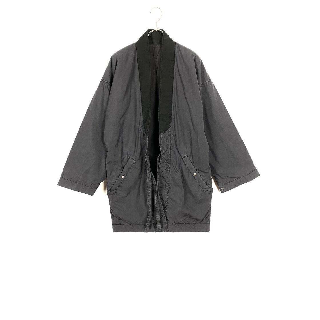ビズビム(VISVIM) DOTERA MIL COAT(GIZA C/NY) 18AW (black) | Pay ID