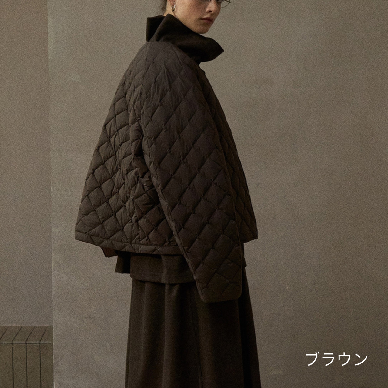 Quilted Short Padding Jacket T3917