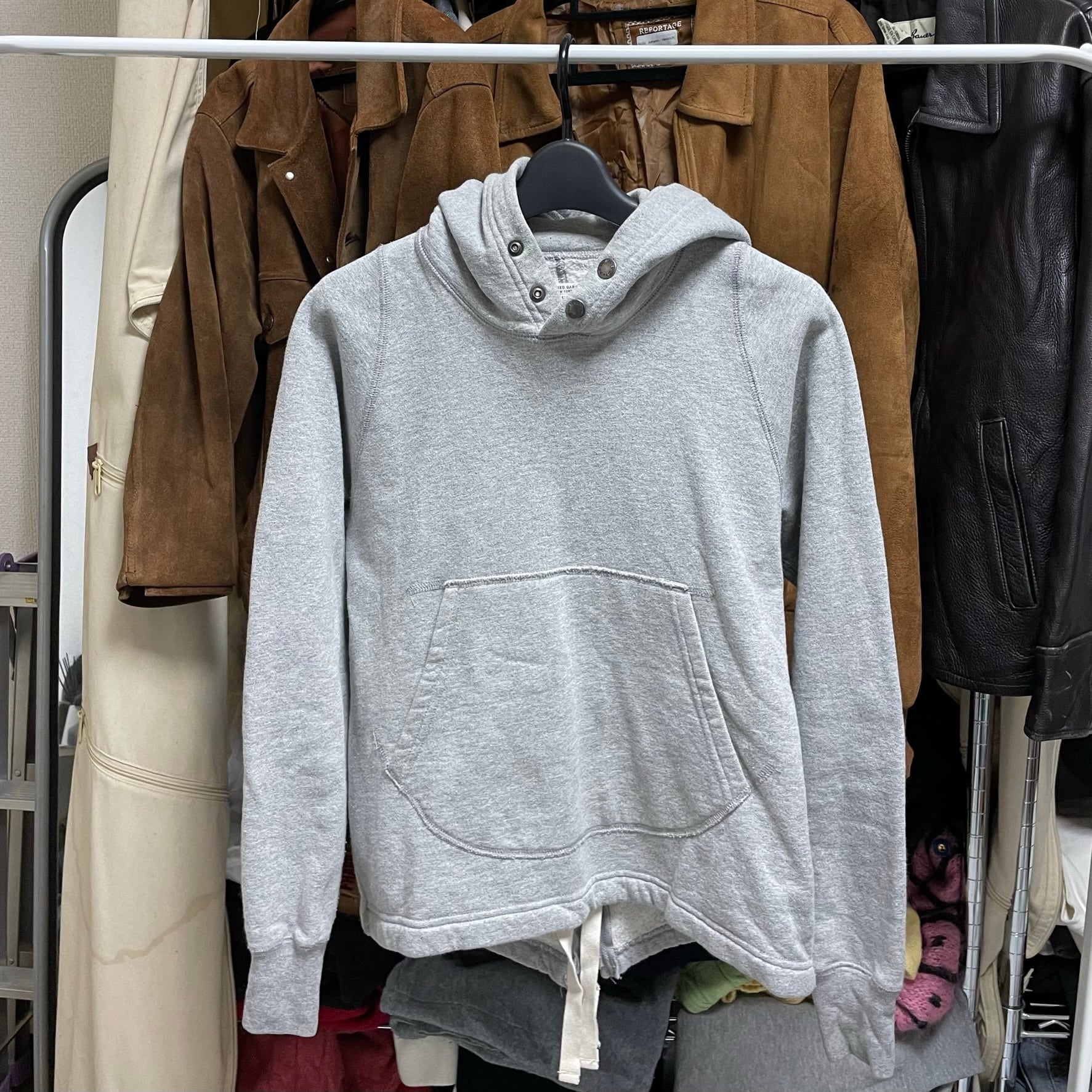 ENGINEERED GARMENTS バックジップ スウェット パーカー L