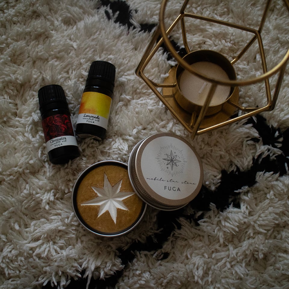 持ち運び便利】mobile star stone | 缶入り星のアロマストーン《星空の