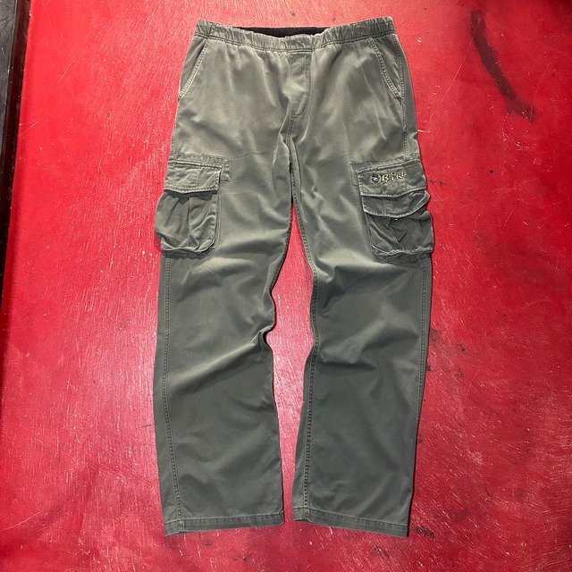 RIP CURL カーゴパンツ　カーキ　リップカール　サーフ　横ノリ　パンツ　