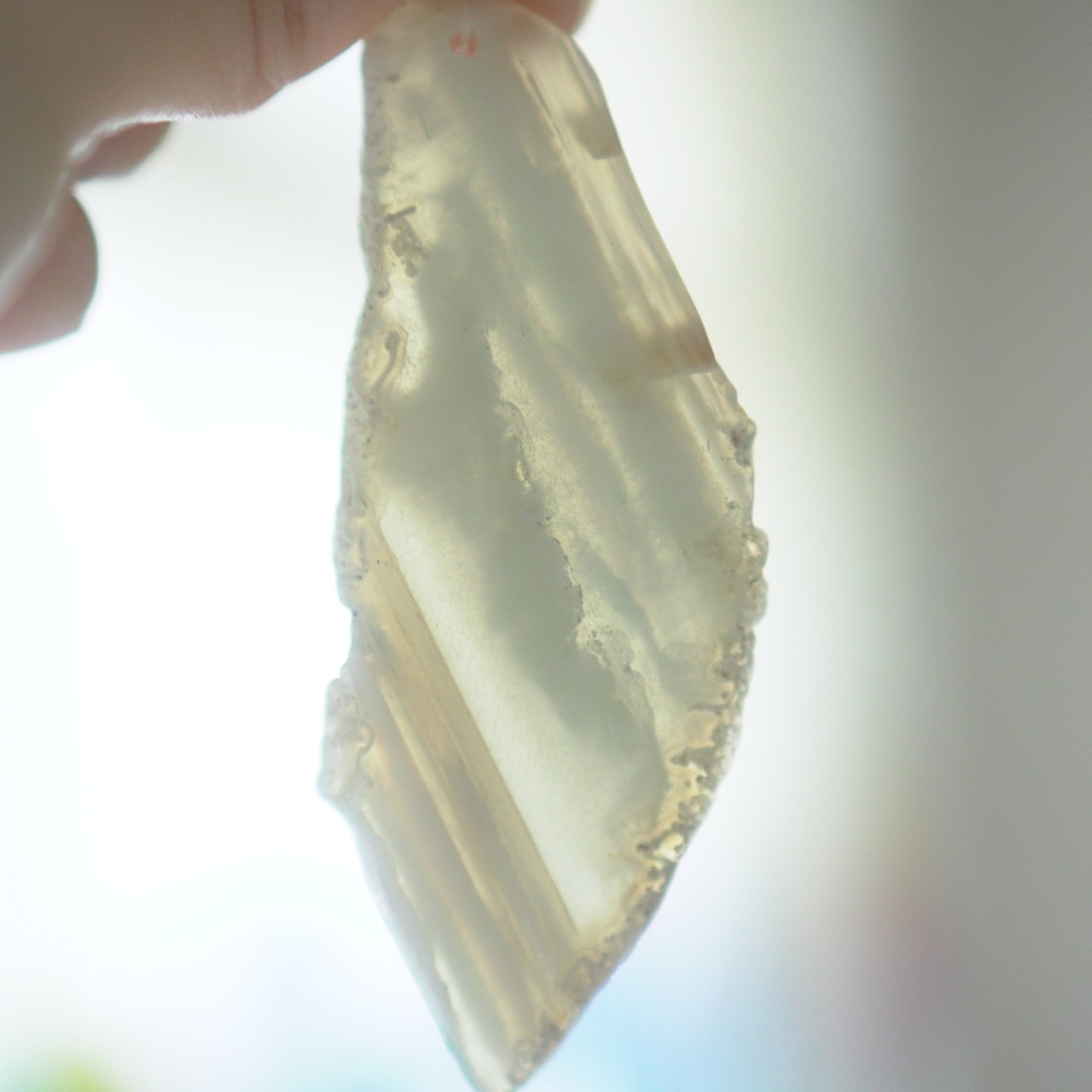 Vanilla Ice cream 02 - アゲートヒーリングチャイム / Agate Sun Catcher Wind Chime 628